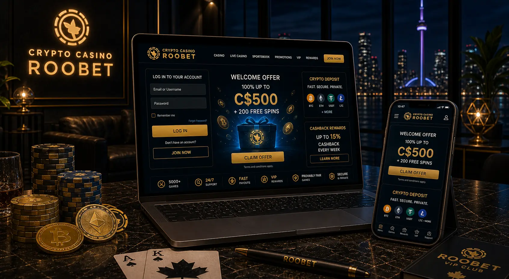 crypto casino roobet 2