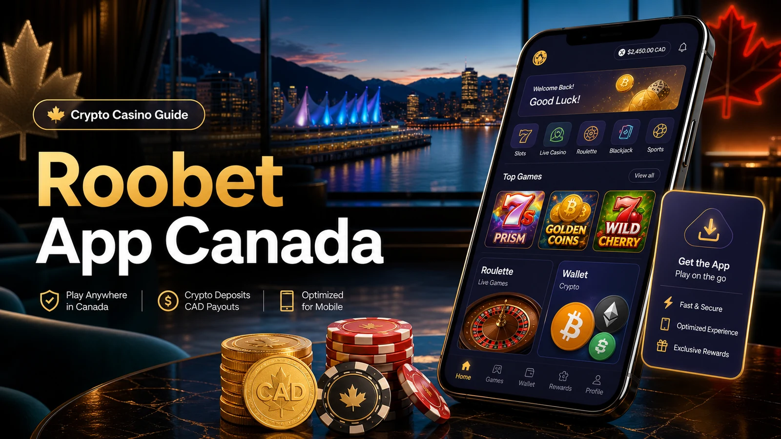Roobet App Canada: Mobile Browser And Download Checks content banner